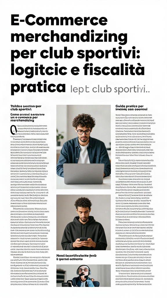 E‑commerce merchandising per club sportivi: logistica e fiscalità pratica