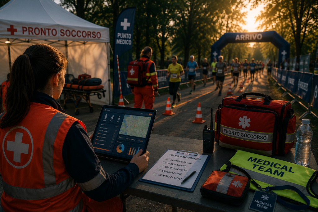 Pianificazione sicurezza e primo soccorso per eventi amatoriali